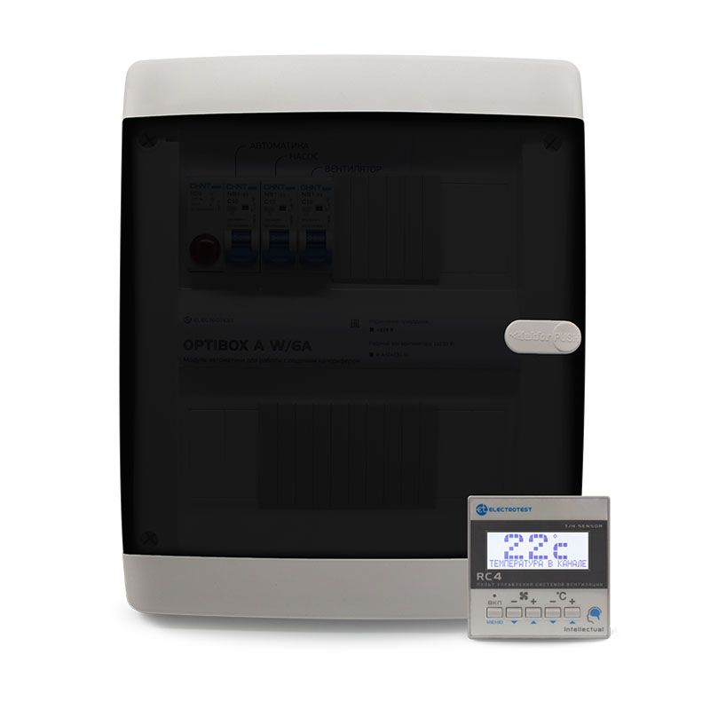 ELECTROTEST OPTIBOX A W/X модуль-шкаф автоматики вентиляции