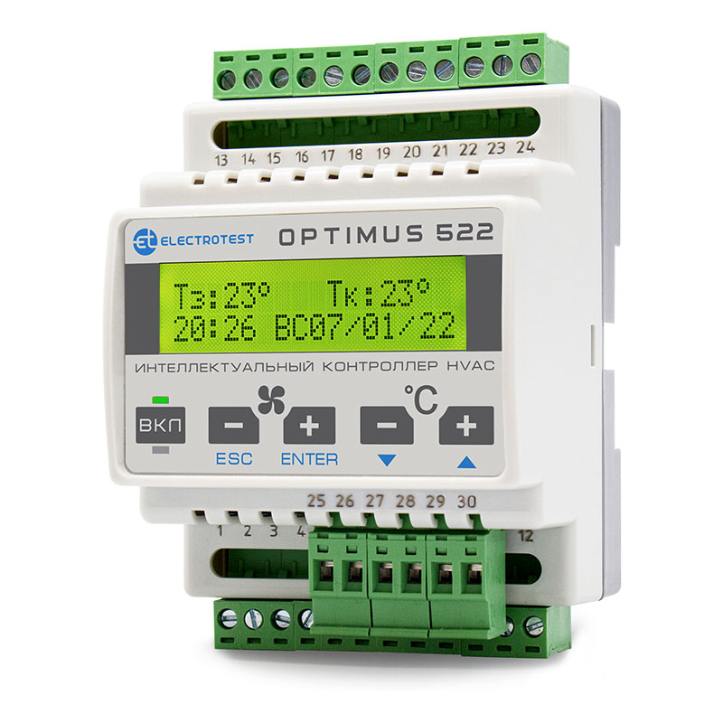 ELECTROTEST Optimus 523 контроллер автоматики для вентиляции