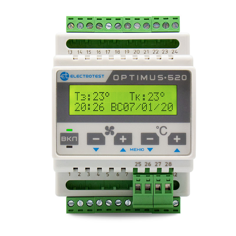 ELECTROTEST Optimus 520 контроллер автоматики для вентиляции